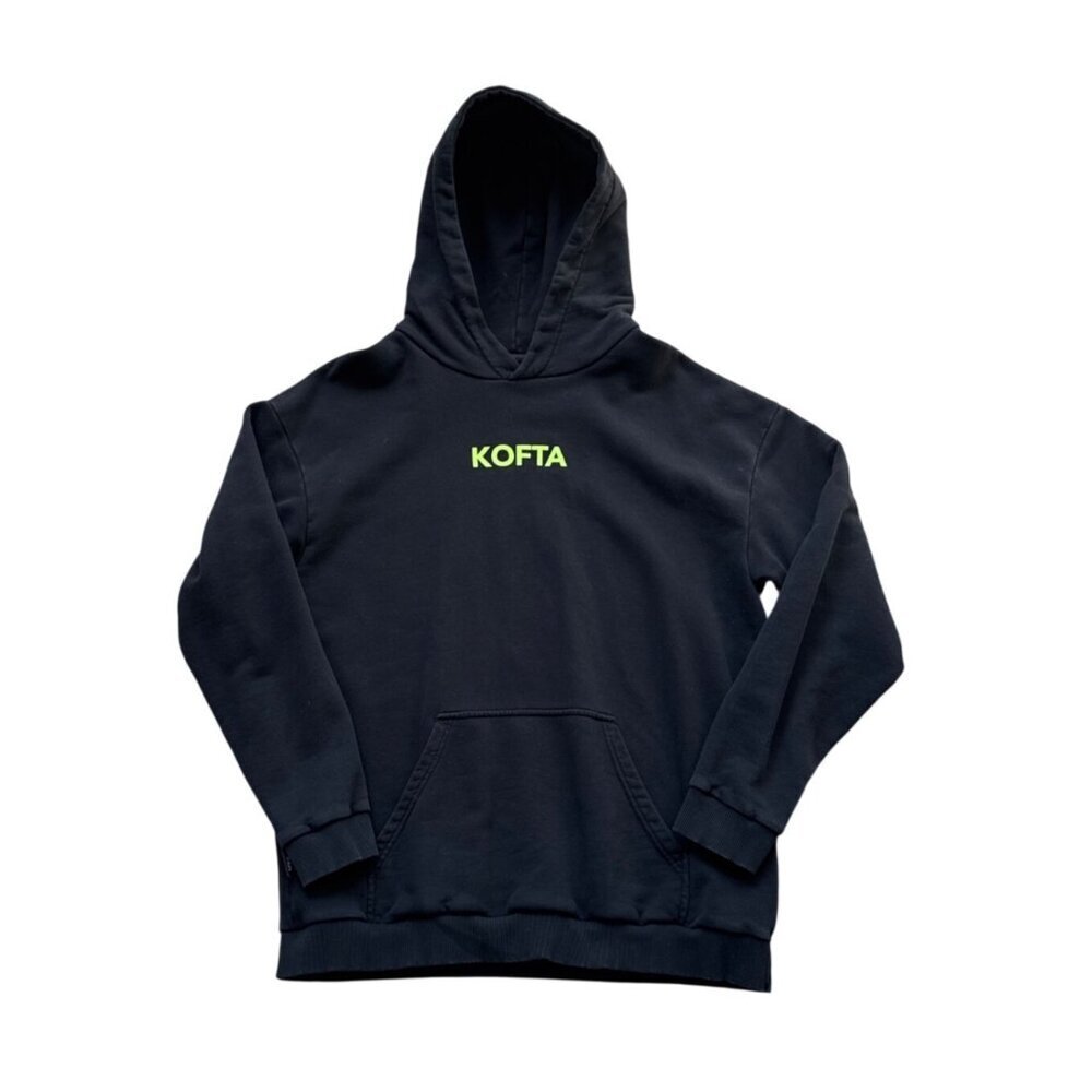 Black Volwear Uchtie Russky Yazik Graphic Hoodie Streetwear Urban Style